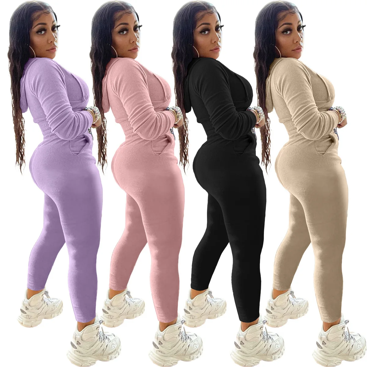 fall 2021 women clothes high quality two pieces set sport suit custom logo casual wear women sets, As picture
fall 2021 women clothes high quality two pieces set sport suit custom logo casual wear women sets, As picture