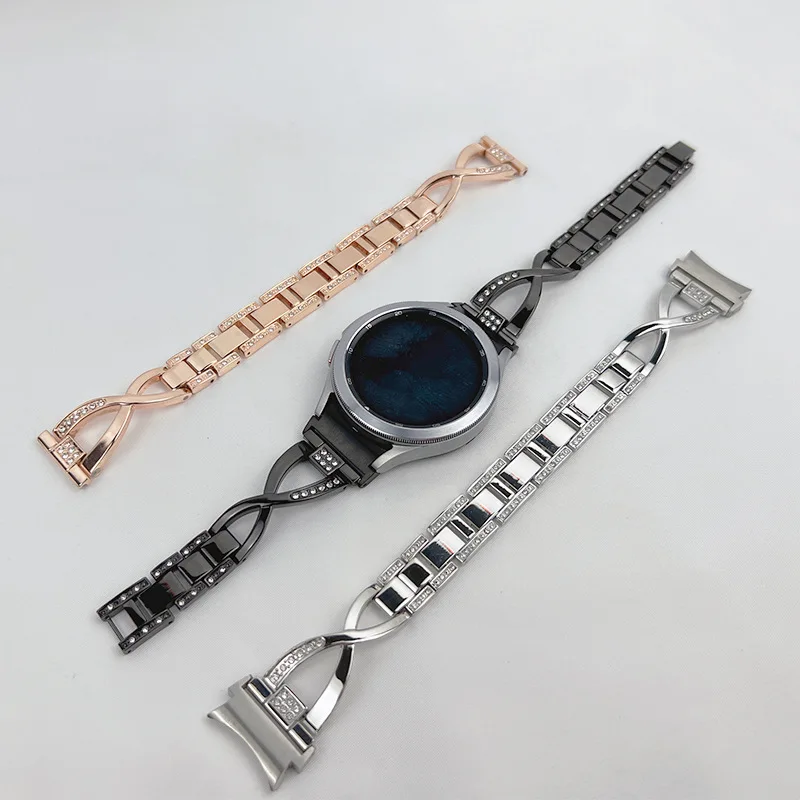 Smartwatch Wristband Alloy Strap Women Fashion Diamond Metal Watch Band For Samsung Galaxy Watch
Smartwatch Wristband Alloy Strap Women Fashion Diamond Metal Watch Band For Samsung Galaxy Watch