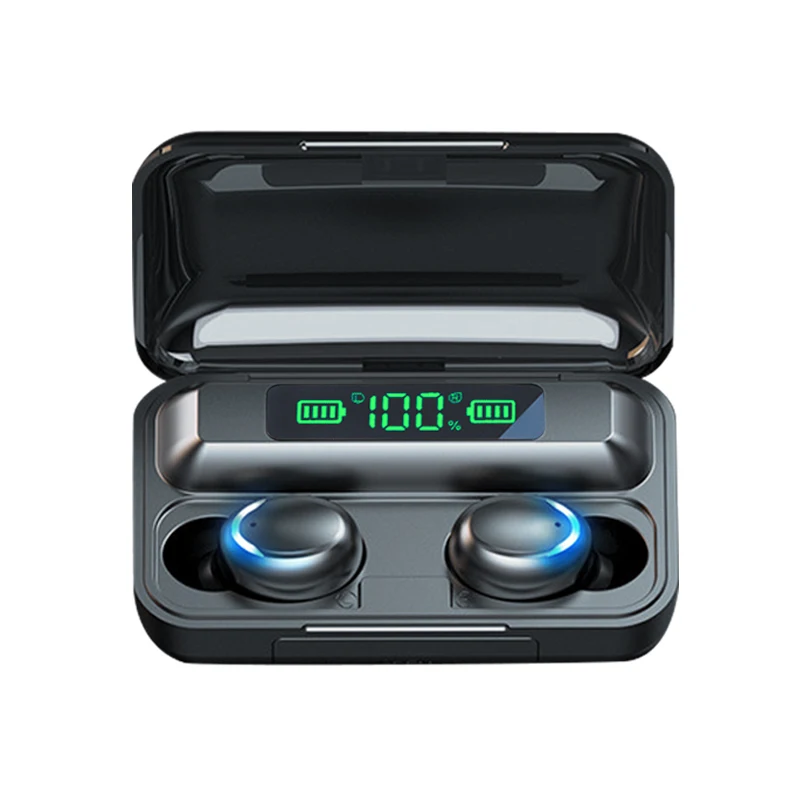 1200mah 3 LED Light Charging Box Sport Earbuds BT5.0 Drive Earphone Headphone Auriculares Earphone F9-5
1200mah 3 LED Light Charging Box Sport Earbuds BT5.0 Drive Earphone Headphone Auriculares Earphone F9-5