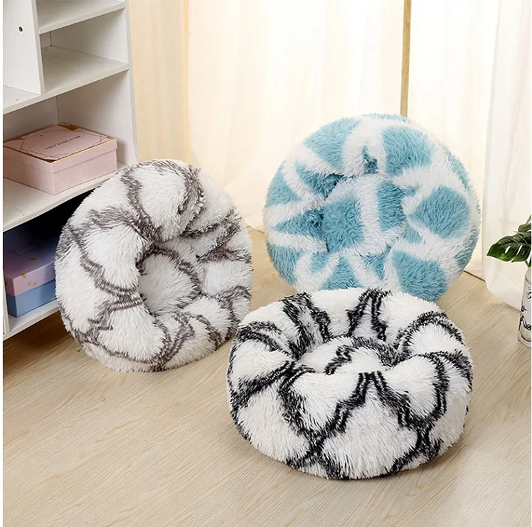 Christmas Pet Gift Fluffy Plush Round Donut Cat Dog Bed Waterproof Luxury Wholesale Pet Faux Fur Dog Bed Cushion Mat, Multi-colors
Christmas Pet Gift Fluffy Plush Round Donut Cat Dog Bed Waterproof Luxury Wholesale Pet Faux Fur Dog Bed Cushion Mat, Multi-colors
