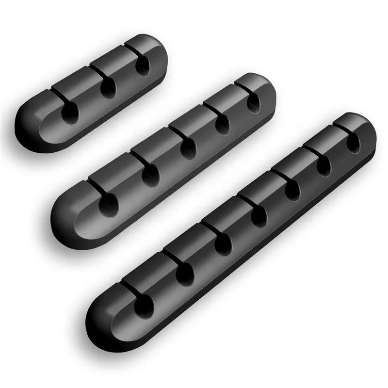 Wider Code Earphone Clip Management Data Holder Portable Travel Desktop Flexible Reusable USB Silicone Cable Organizer, Black
Wider Code Earphone Clip Management Data Holder Portable Travel Desktop Flexible Reusable USB Silicone Cable Organizer, Black