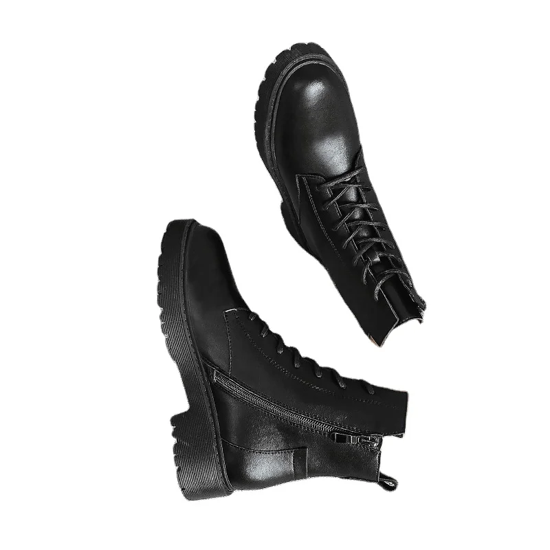 New designer famous brands women motorcycles fall boots soft pu leather solid color flat casual shoes for ladies, As pictures
New designer famous brands women motorcycles fall boots soft pu leather solid color flat casual shoes for ladies, As pictures