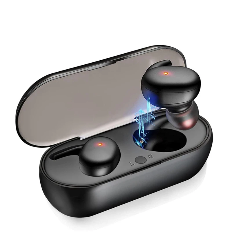 Y30 Mini Wireless Headphone TWS Charging Box Touch Binaural Invisible Headphones, Black
Y30 Mini Wireless Headphone TWS Charging Box Touch Binaural Invisible Headphones, Black