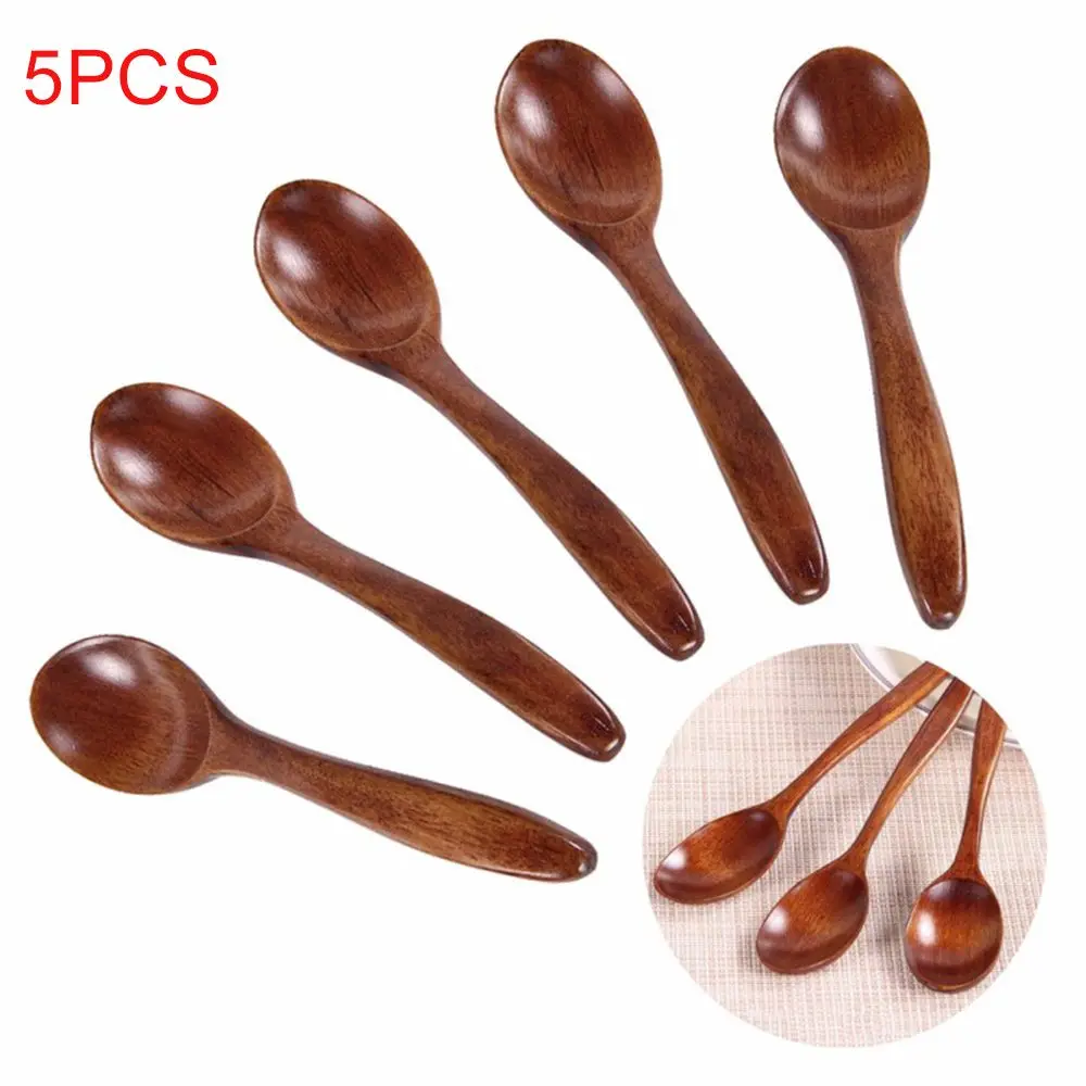 5pcs/lot Kitchen Wooden Spoon Bamboo Cooking Utensil Tool Soup Tea Spoon Coffee Spoon Tableware, Wood color
5pcs/lot Kitchen Wooden Spoon Bamboo Cooking Utensil Tool Soup Tea Spoon Coffee Spoon Tableware, Wood color