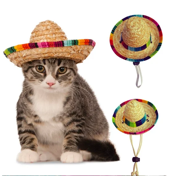 Mini Pet Dogs Straw Hat Sombrero Cat Sun Hat for Beach Party Straw Hats Dogs Hawaii Style Funny Accessories
Mini Pet Dogs Straw Hat Sombrero Cat Sun Hat for Beach Party Straw Hats Dogs Hawaii Style Funny Accessories
