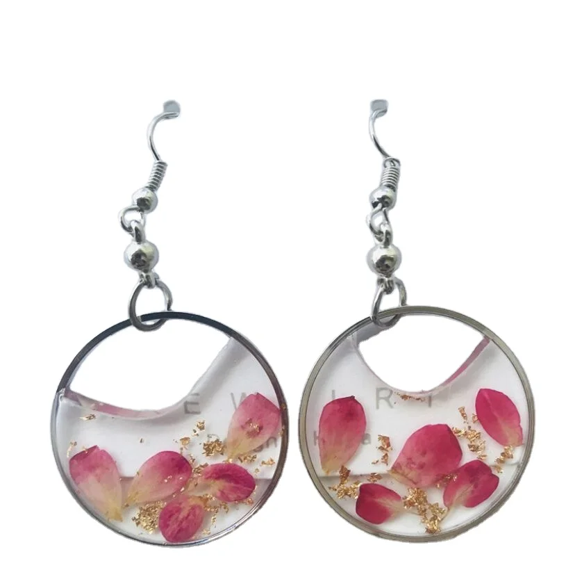 Korea natural real dried-flowers handmade necklace Gemstone Dangle earrings,clear resin red rose flower gold foil falke earring
Korea natural real dried-flowers handmade necklace Gemstone Dangle earrings,clear resin red rose flower gold foil falke earring