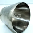 Hydraulic pipe fitting welded concentric stainless steel sanitary reducer