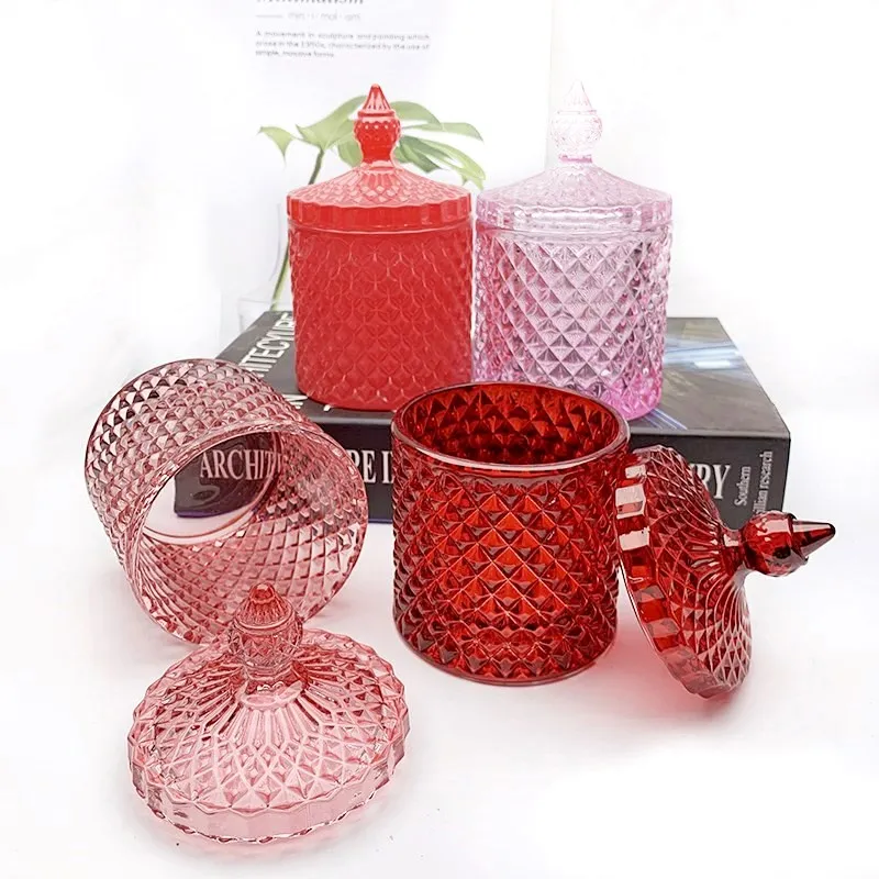 Wholesale 10 oz red pink black empty luxury candle jars holders glass jar for candle making wedding candle
Wholesale 10 oz red pink black empty luxury candle jars holders glass jar for candle making wedding candle