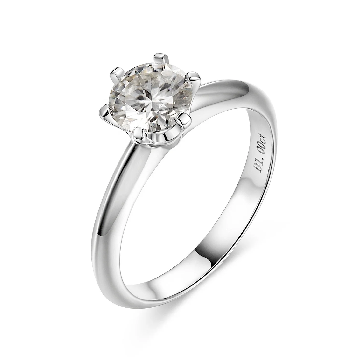 2020 Hot Sale Wedding Jewelry 18k White Gold Round Diamond 2ct Moissanite Ring White Classic 6 Prong Engagement Ring
2020 Hot Sale Wedding Jewelry 18k White Gold Round Diamond 2ct Moissanite Ring White Classic 6 Prong Engagement Ring