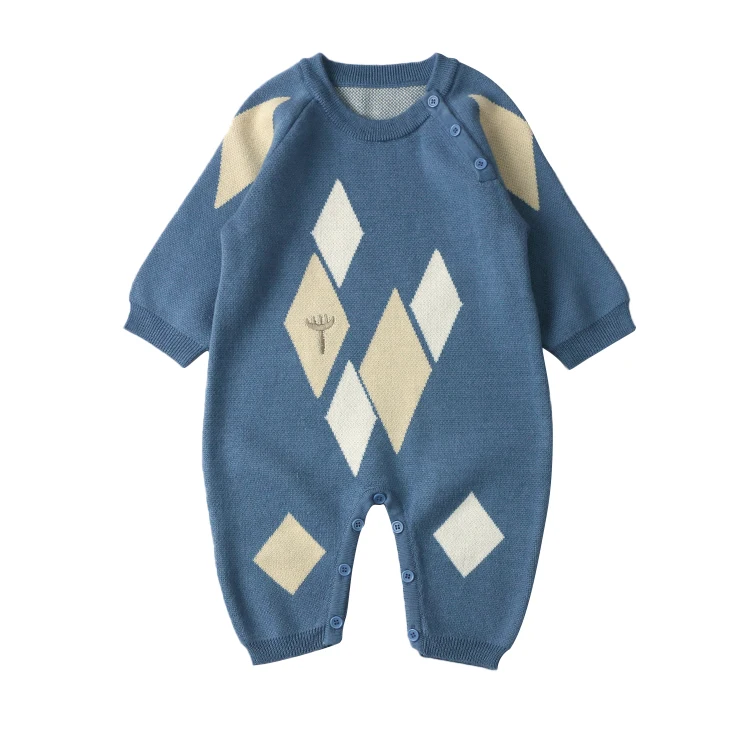 Diamond Printing Infant Excellent Quality Newborn Clothes Jumpsuit Baby One-piece Sweater Romper, Picture
Diamond Printing Infant Excellent Quality Newborn Clothes Jumpsuit Baby One-piece Sweater Romper, Picture