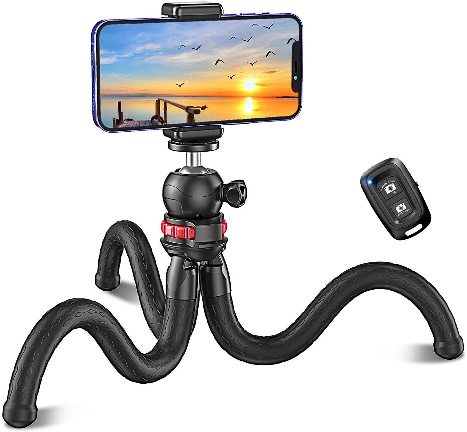 New Product Phone Tripod Flexible Selfie Stick Camera Tripod with BT Remote Control Portable Mini for Filming Vlogging Live
New Product Phone Tripod Flexible Selfie Stick Camera Tripod with BT Remote Control Portable Mini for Filming Vlogging Live