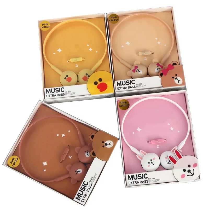 Cute cartoon animal headset with large sports wire control voice phone headset for students with wired headset, Colors
Cute cartoon animal headset with large sports wire control voice phone headset for students with wired headset, Colors