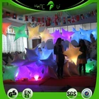 Inflatable Star Ball With Led Light Party Festival Decoration PVC Decorate Beautiful Light Inflatable Ball