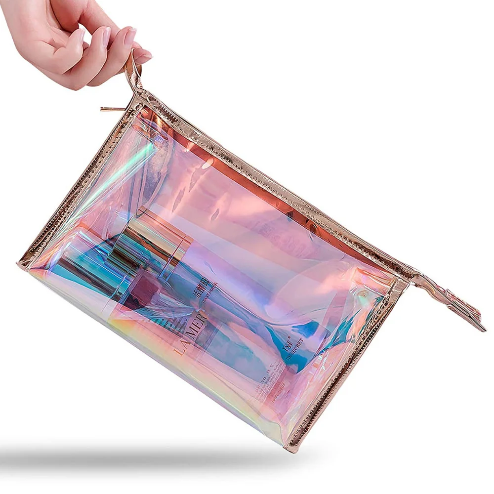 Custom Logo Waterproof packaging clear TPU holographic bags bikini swimsuit swimwear ziplock lady cosmetic bag with zipper, Customized color
Custom Logo Waterproof packaging clear TPU holographic bags bikini swimsuit swimwear ziplock lady cosmetic bag with zipper, Customized color