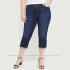 OEM Service Clothing Jeans Clothing Manufacturer New Design Good Quality Plus Size Ladies Jeans Latest