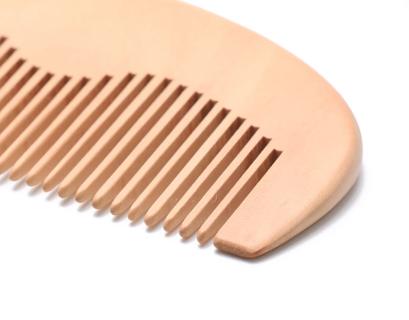 Hot Sale Fine Coarse Teeth Anti Static Custom Small Wooden Mustaches Comb Mens Beard Pocket Comb