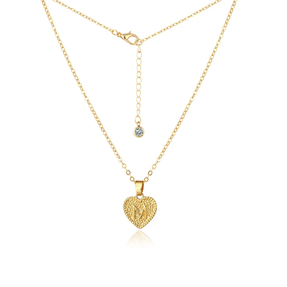 Sweet Love Jewelry 18K Gold Heart Initial Pendant Necklace New Arrival A To Z Alphabet Letter Necklace For Women Party
Sweet Love Jewelry 18K Gold Heart Initial Pendant Necklace New Arrival A To Z Alphabet Letter Necklace For Women Party