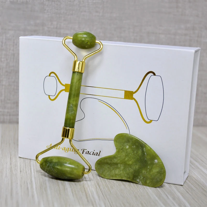 Facial Jade Stone boymay industry limited jade roller for Beauty Massage Tool Face Body Neck, Green
Facial Jade Stone boymay industry limited jade roller for Beauty Massage Tool Face Body Neck, Green