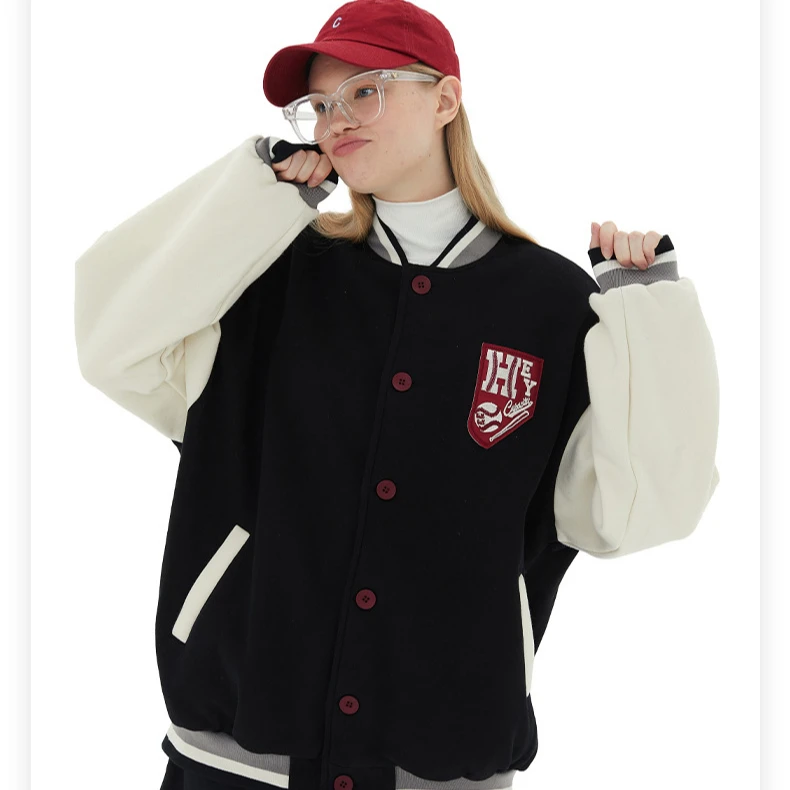 unisex baseball softball uniform coat custom youth de uniformes de baseball men's coat baseball uniform, Black/dark blue
unisex baseball softball uniform coat custom youth de uniformes de baseball men's coat baseball uniform, Black/dark blue