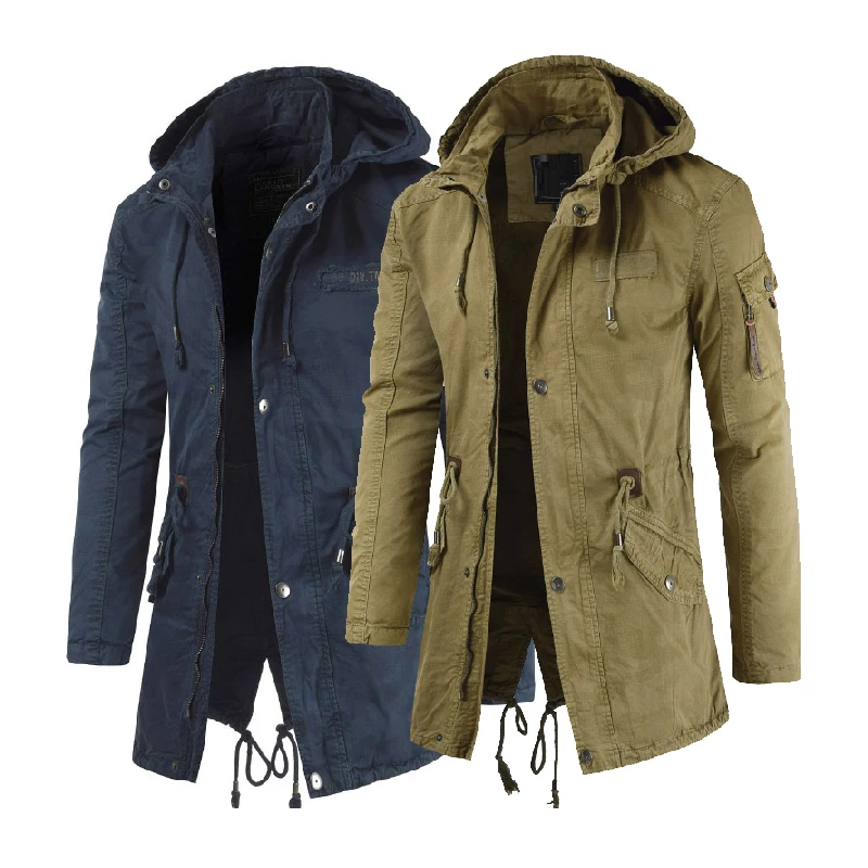 Free shipping Men's wool long winter trench casual coats with hood in big size, Customized color
Free shipping Men's wool long winter trench casual coats with hood in big size, Customized color