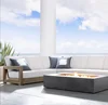 High end outdoor sectional teak sofas leisure patio chaise lounge furniture garden set