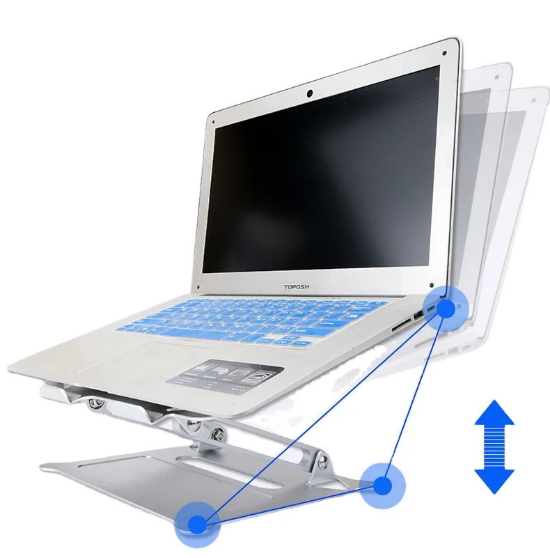 Wholesale customization multi-function Laptop bracket height adjustable laptop bracket desktop laptop bracket, Silver
Wholesale customization multi-function Laptop bracket height adjustable laptop bracket desktop laptop bracket, Silver