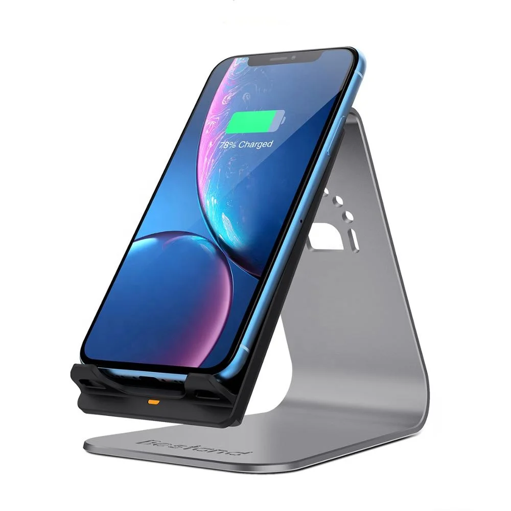 SIKAI CE ROHS Certificates mobile phone wireless charger desktop aluminum base stand for iPhone 11 pro max
SIKAI CE ROHS Certificates mobile phone wireless charger desktop aluminum base stand for iPhone 11 pro max