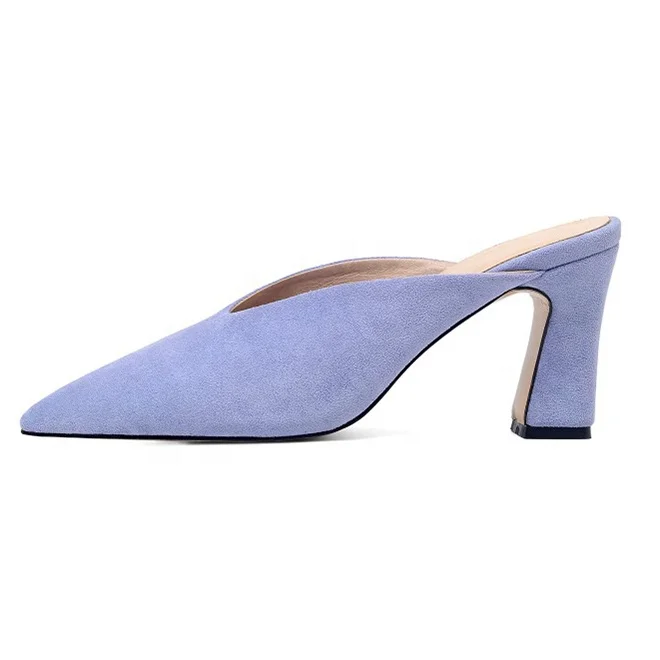 Women Slippers Shoes High Chunky Heels Pumps Sexy Pointed toe Sandals Outdoor Mules, Black red purple apricot winered
Women Slippers Shoes High Chunky Heels Pumps Sexy Pointed toe Sandals Outdoor Mules, Black red purple apricot winered
