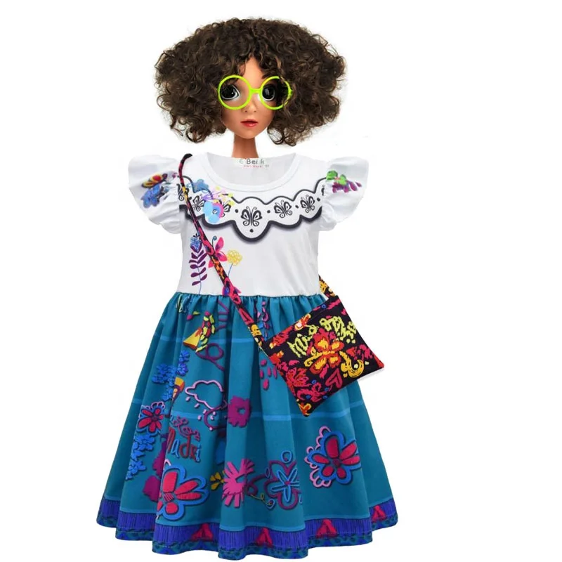 ecowalson Anime Encanto Cosplay Isabela Madrigal Dress Girls Princess Mirabel Children Fancy Dress With Wig Costume Party Kids, As shown
ecowalson Anime Encanto Cosplay Isabela Madrigal Dress Girls Princess Mirabel Children Fancy Dress With Wig Costume Party Kids, As shown