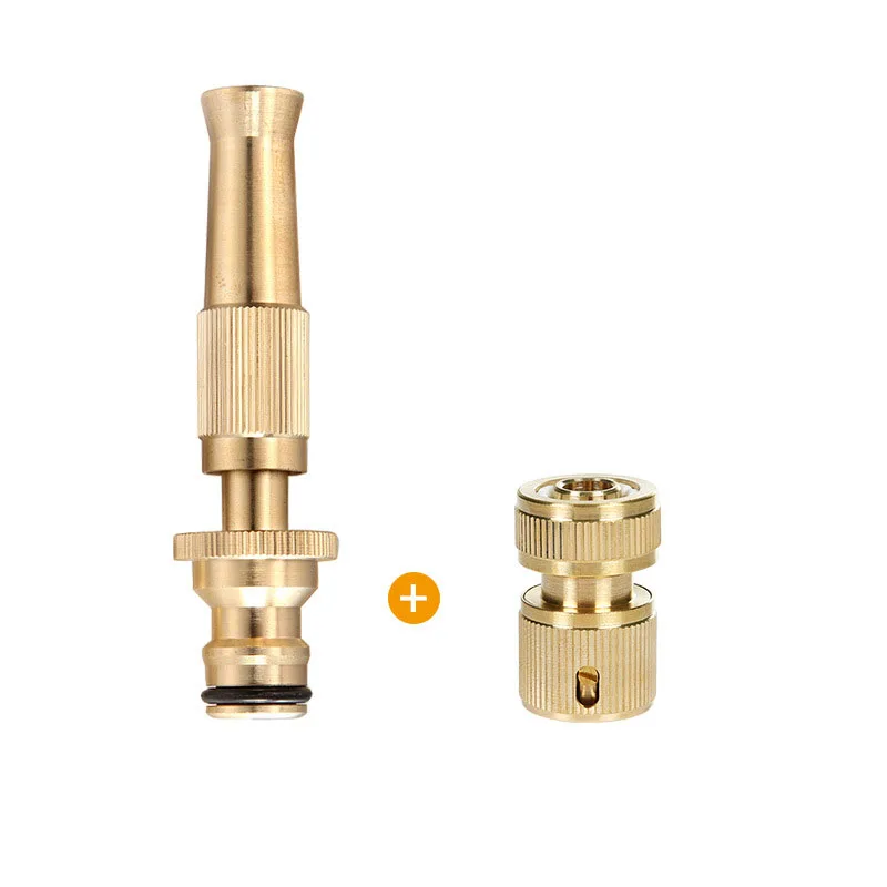 Adjustable Twist Brass High Pressure Water Spray Gun Head Garden Water Hose Nozzle for Car Washing
Adjustable Twist Brass High Pressure Water Spray Gun Head Garden Water Hose Nozzle for Car Washing