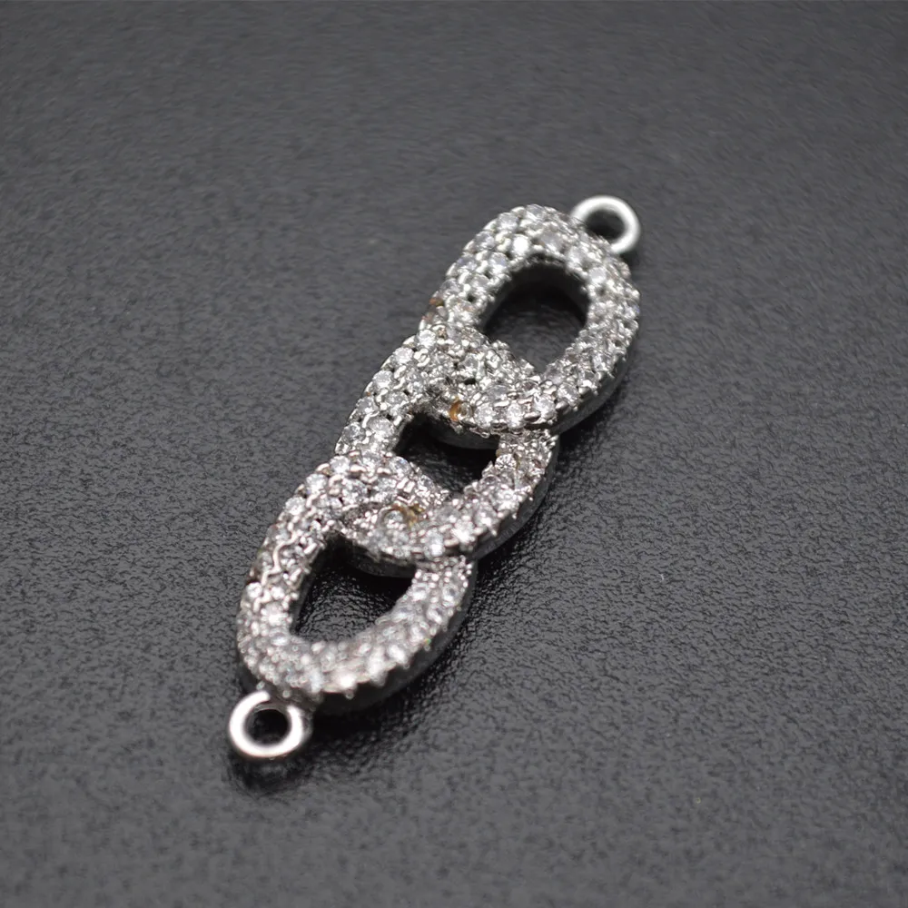 CZ Beads Paved Multi Cyclic Annular Shape Metal Bracelet Charms / Jewelry Connectors Fashio Jewellery Findings
CZ Beads Paved Multi Cyclic Annular Shape Metal Bracelet Charms / Jewelry Connectors Fashio Jewellery Findings