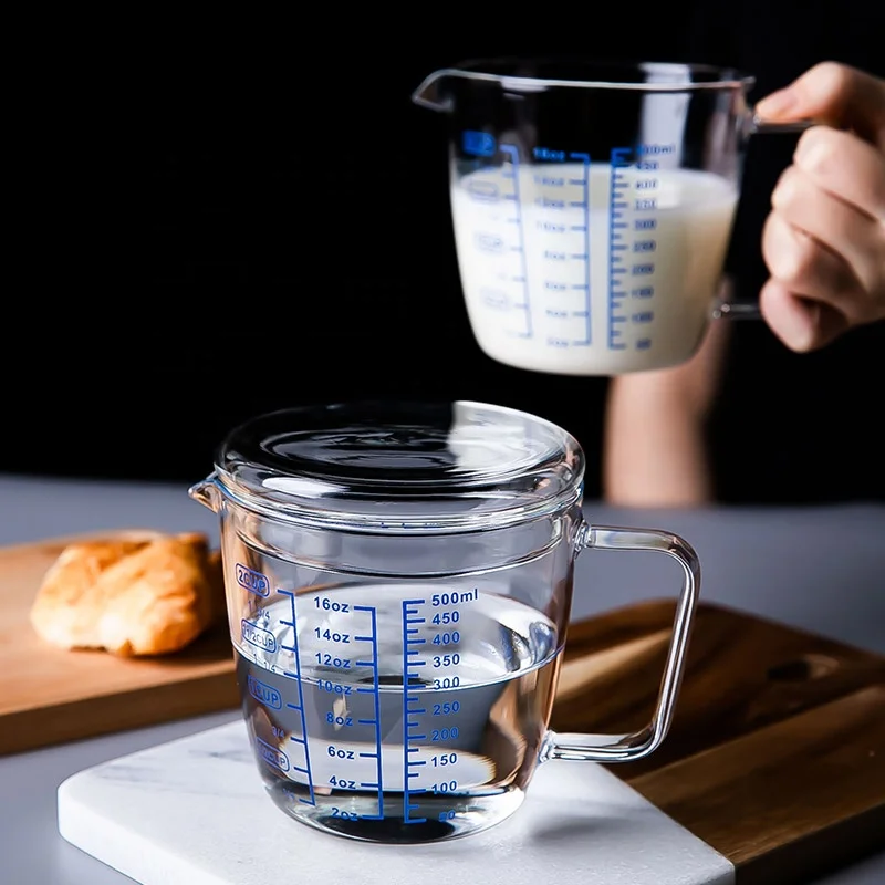 350ml/500/1000ml Measuring shot glass jugs with Scale mark Borosilicate Glass Measuring Cup
350ml/500/1000ml Measuring shot glass jugs with Scale mark Borosilicate Glass Measuring Cup