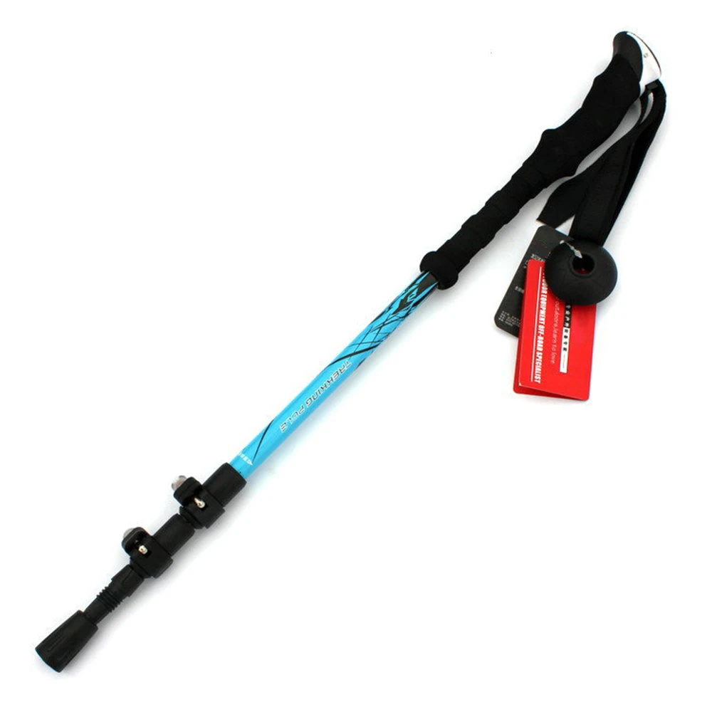 Portable foldable aluminum alloy carbon fiber climbing cross-country trekking pole
Portable foldable aluminum alloy carbon fiber climbing cross-country trekking pole