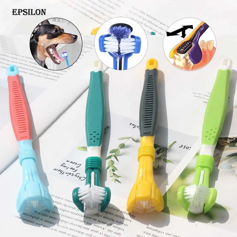 Epsilon Green 360 Degree Teeth Care Plastic Dog Toothbrush for Dogs Pet Double Head Tooth Brush For Dog And Cat
Epsilon Green 360 Degree Teeth Care Plastic Dog Toothbrush for Dogs Pet Double Head Tooth Brush For Dog And Cat