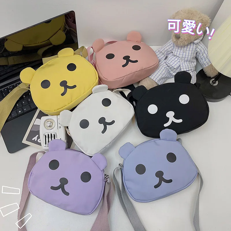 New Style 2021 Korea Cute Cartoon Bags for Students 6 Color Bear Crossbody Bags for Kids
New Style 2021 Korea Cute Cartoon Bags for Students 6 Color Bear Crossbody Bags for Kids