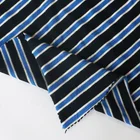 For Custom Stripes Patten Printing 95%viscose 5%spandex Organic Slub Fabric For T Shirts