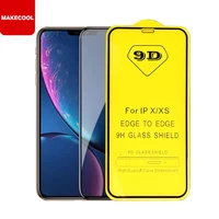 

9D Tempered Glass Screen Protector 9H 0.33mm Film For iPhone 11 Pro 8 7 6 X Xr Xs Max Plus projector screen