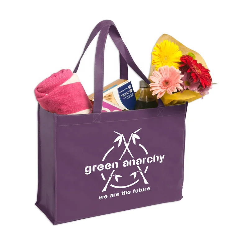 Promotional wholesale pp printed reusable non woven tote shopping bag, Customized color
Promotional wholesale pp printed reusable non woven tote shopping bag, Customized color