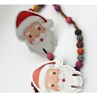 Christmas Decorations For Home Table Place Cards Christmas Santa Hat Wine Glass Decoration New Year Party Supplies