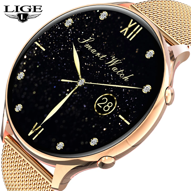 2021 LIGE New Relojes Inteligentes Women Mesh Sport Wristband heart rate Fitness Tracker Watches ladies Waterproof Smart Watch
2021 LIGE New Relojes Inteligentes Women Mesh Sport Wristband heart rate Fitness Tracker Watches ladies Waterproof Smart Watch