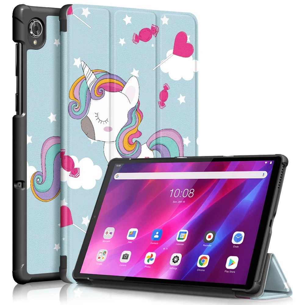 PU Leather Protective Stand Folio Tablet Case Cover for Lenovo Android Tab M10 HD 10.1
PU Leather Protective Stand Folio Tablet Case Cover for Lenovo Android Tab M10 HD 10.1