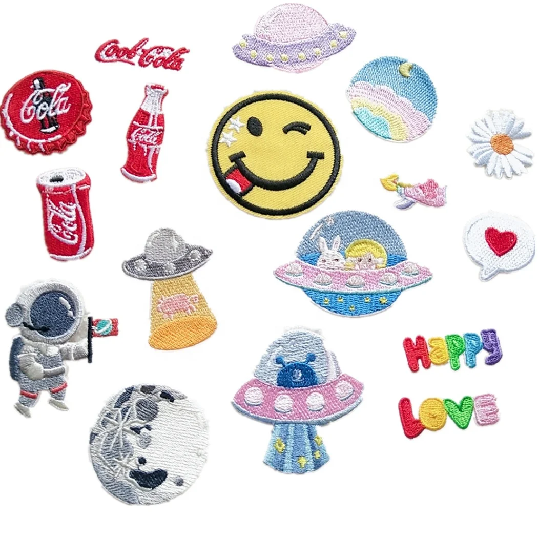 Wholesale cheap computer-embroidered astronaut planet Velcro shoes bags creative decorative clothing accessories, Pictures show or customized
Wholesale cheap computer-embroidered astronaut planet Velcro shoes bags creative decorative clothing accessories, Pictures show or customized