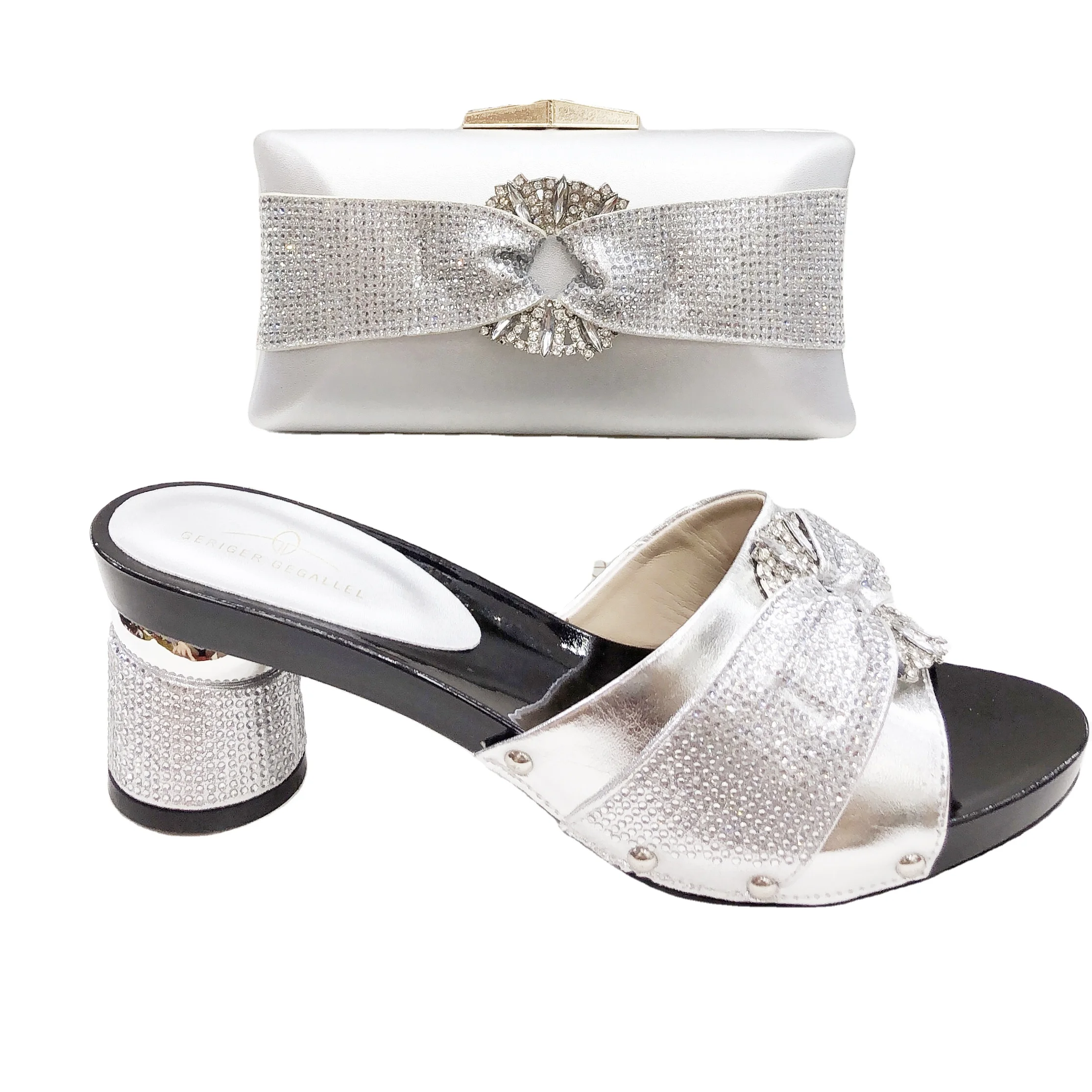 777 Shoes China Manufacturer OEM Wholesale Women Shoes for Wedding African Party Shoe and Bag Matching Set High Heeled Slippers
777 Shoes China Manufacturer OEM Wholesale Women Shoes for Wedding African Party Shoe and Bag Matching Set High Heeled Slippers