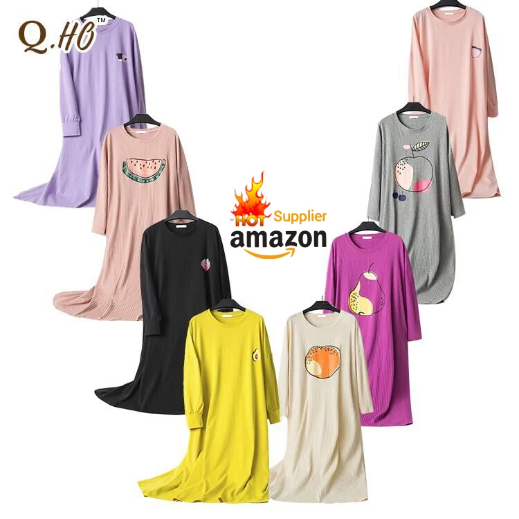 women's sleepwear and lingerie women girls round neck long sleeve oversize cotton nightgown sleepwear casual wear night skirt
women's sleepwear and lingerie women girls round neck long sleeve oversize cotton nightgown sleepwear casual wear night skirt
