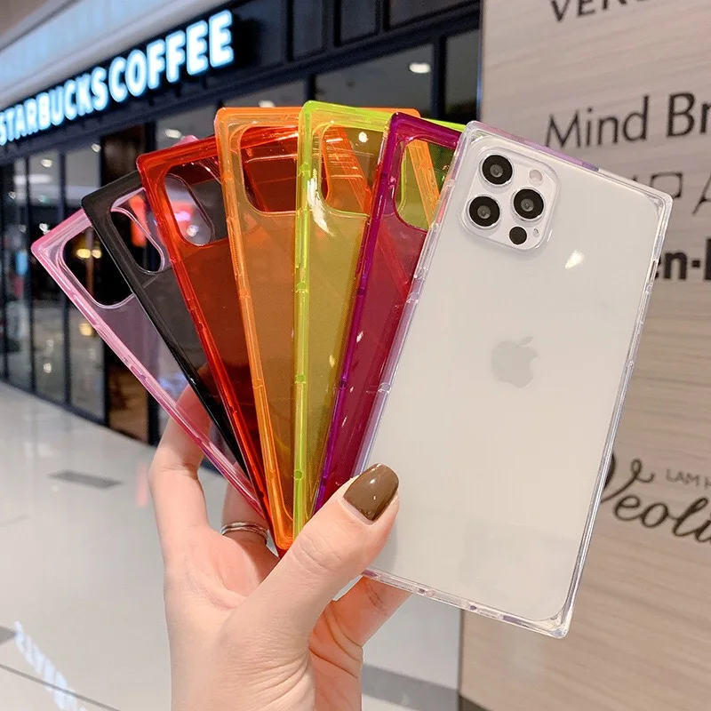 For iPhone 6 7 8 Plus X XR XS Max 11 Pro Max Wholesale Fashion Clear TPU Square Phone Cases, for iPhone 12 Cases, Various
For iPhone 6 7 8 Plus X XR XS Max 11 Pro Max Wholesale Fashion Clear TPU Square Phone Cases, for iPhone 12 Cases, Various