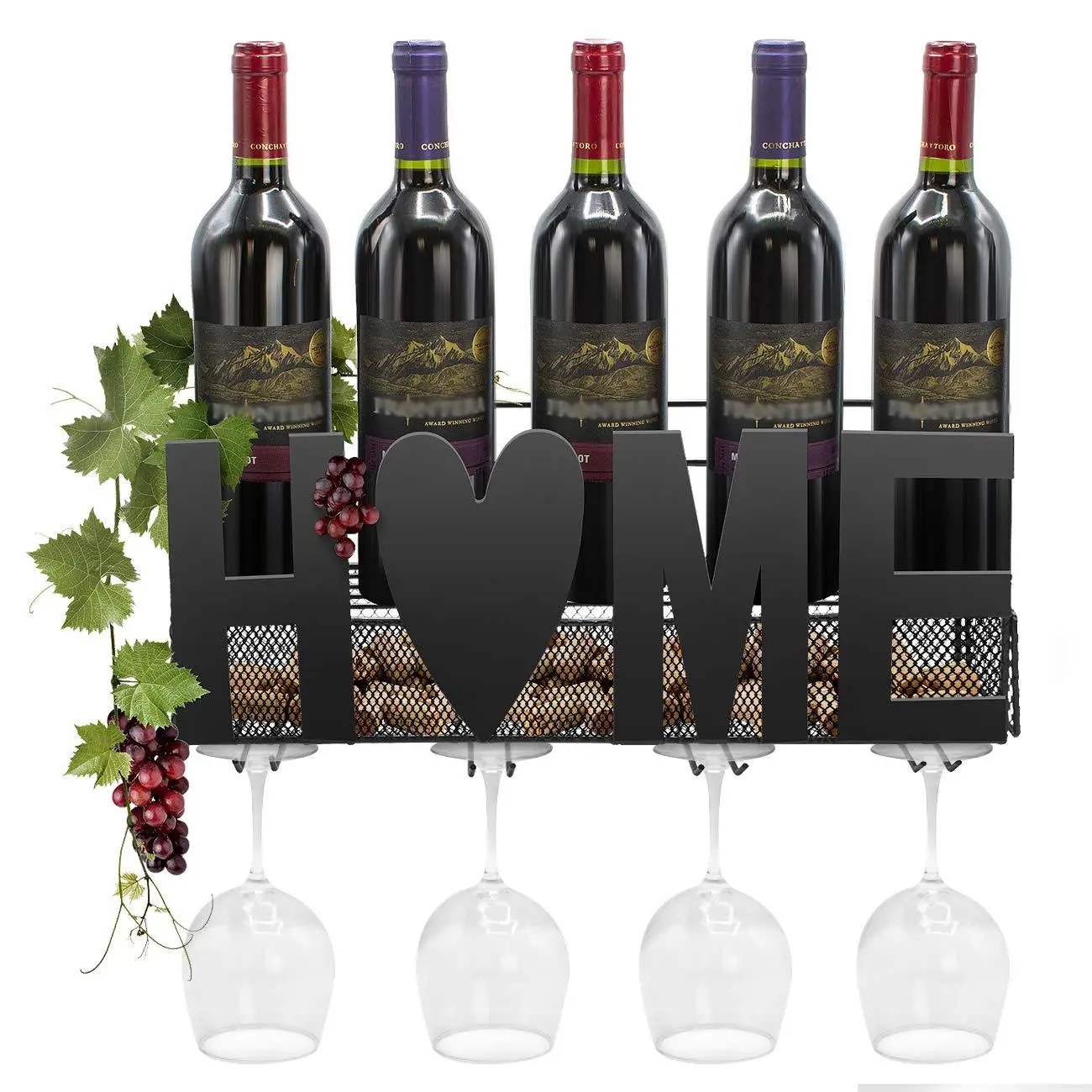 Sample Available Stackable Wall Mounted Metal Wine Rack Shelf Black Glass Holder & Wine Cork Storage Wine for Kitchen &Bar Decor
Sample Available Stackable Wall Mounted Metal Wine Rack Shelf Black Glass Holder & Wine Cork Storage Wine for Kitchen &Bar Decor