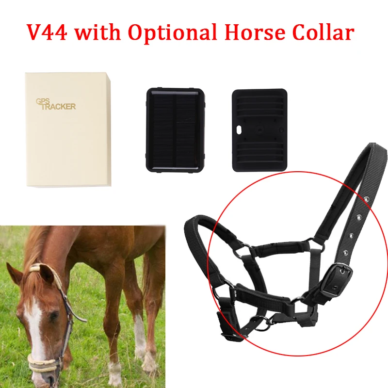 VJOY Wireless Charger Gps Positioning V44 4G Lte GSM Solar Gps Tracking Device For Cattle Camel Horse with Free GPS Map