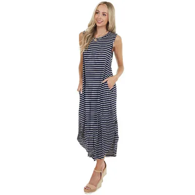 2021 summer new temperament skirt stripe print dress with pocket casual woman sleeveless dress
2021 summer new temperament skirt stripe print dress with pocket casual woman sleeveless dress