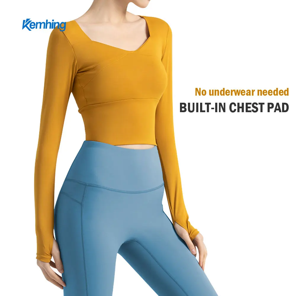 Top Seller Women Long Sleeve Sports Vest Quick Dry Yoga Bra Tops Set Simplicity Long Sleeve Sports Vest Built-in Chest Pad, Black,yellow,purple,grey
Top Seller Women Long Sleeve Sports Vest Quick Dry Yoga Bra Tops Set Simplicity Long Sleeve Sports Vest Built-in Chest Pad, Black,yellow,purple,grey