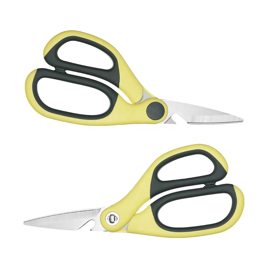 Multipurpos Bent Left Handed Detachable Powerful Disassembly Chicken Bone Kitchen Scissors